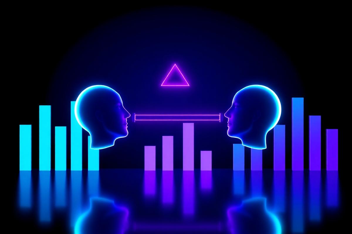 Copy trading mirrored positions illustration