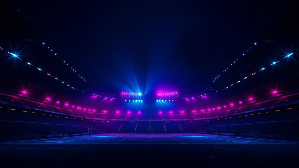 Stadium at night